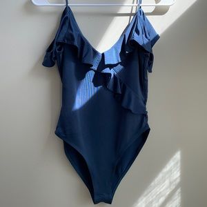 Top shop strappy off shoulder body suit